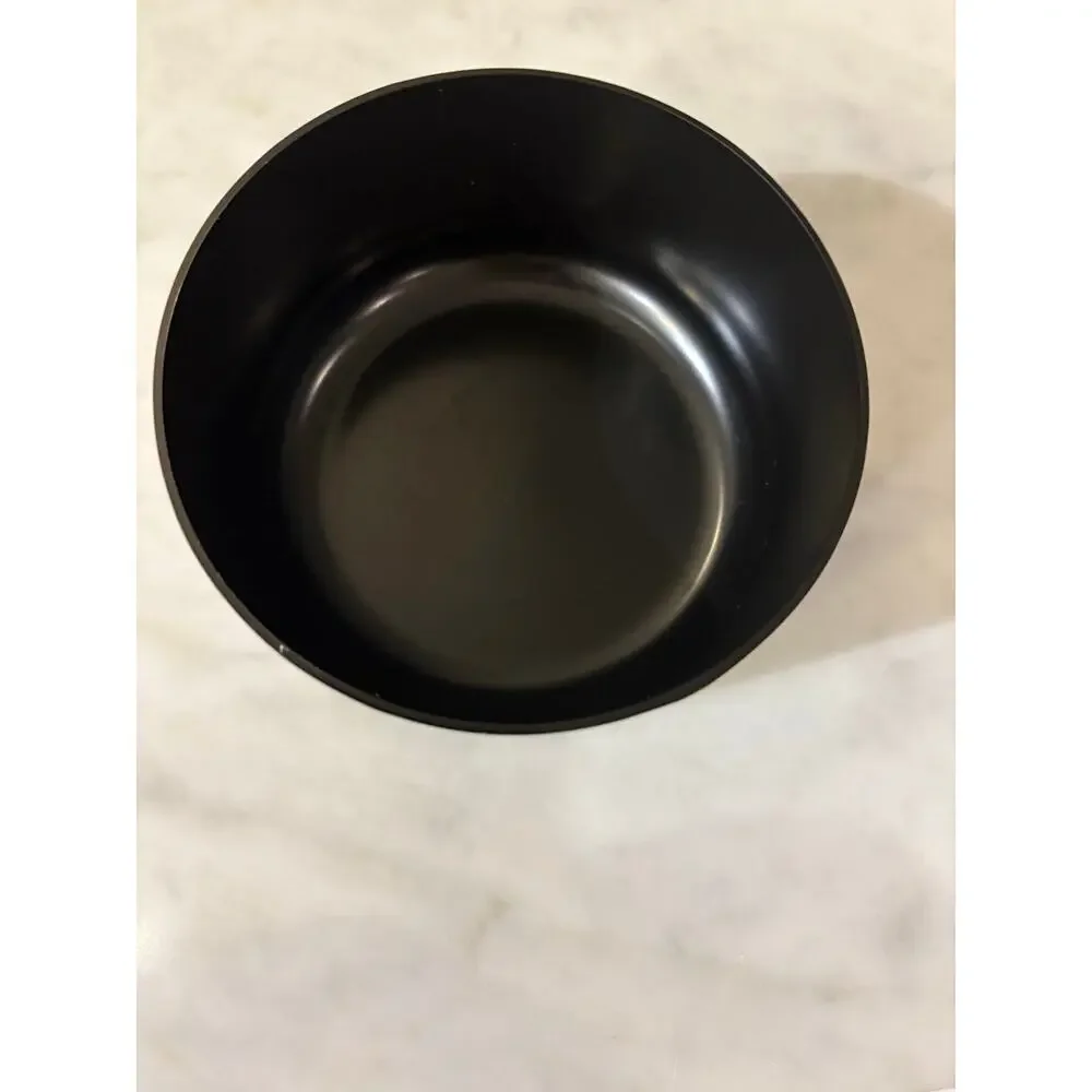 Small Round Decorative Black Lacquered Japanese Storage Stash Box gold